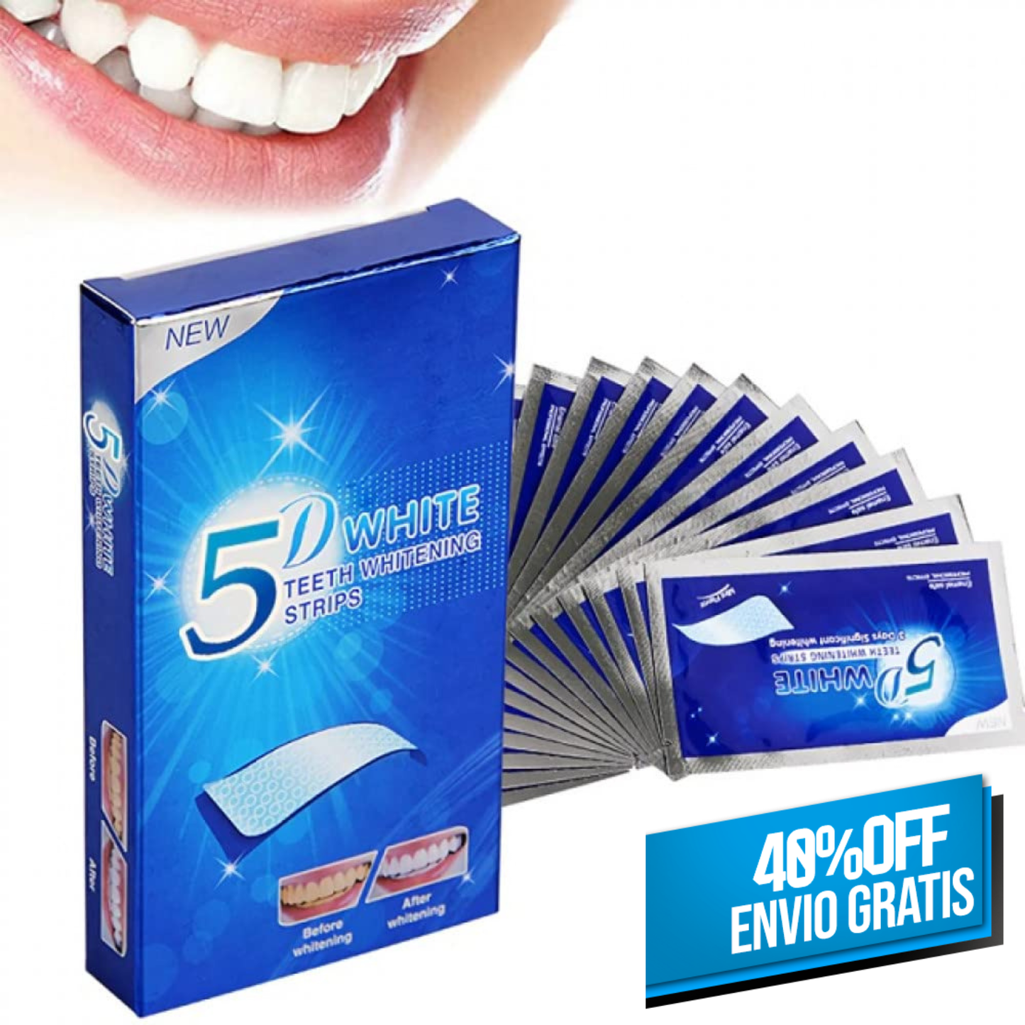 Tiras de Gel Blanqueadoras X7