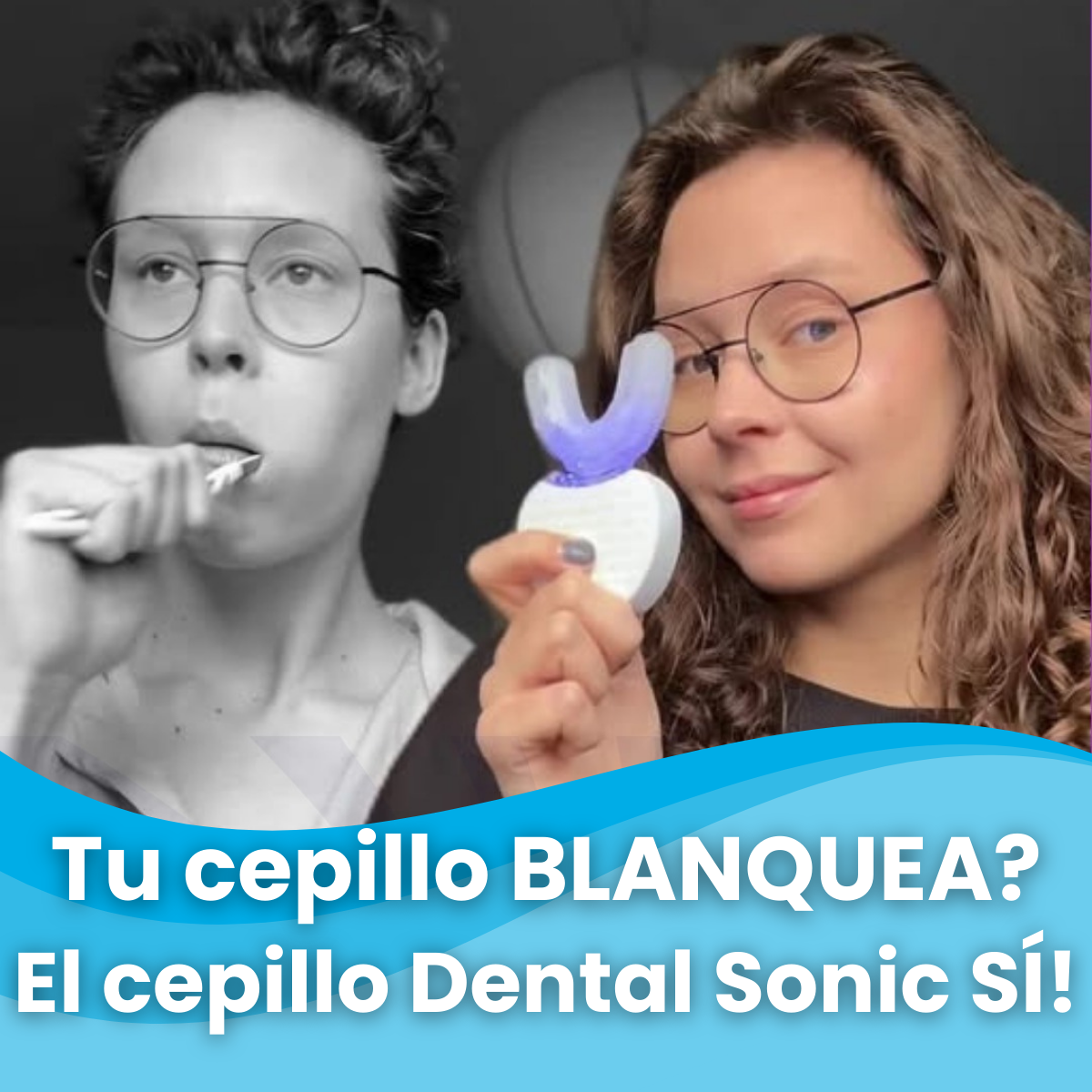 Cepillo Dental Sonic 360° Ultrasónico Blanqueador + Carbón Activado GRATIS