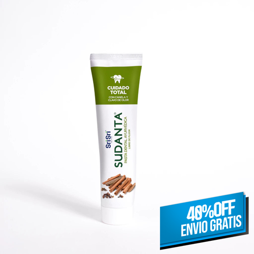 Pasta Dental Cuidado Total Canela y Clavo de Olor en gel 100gr