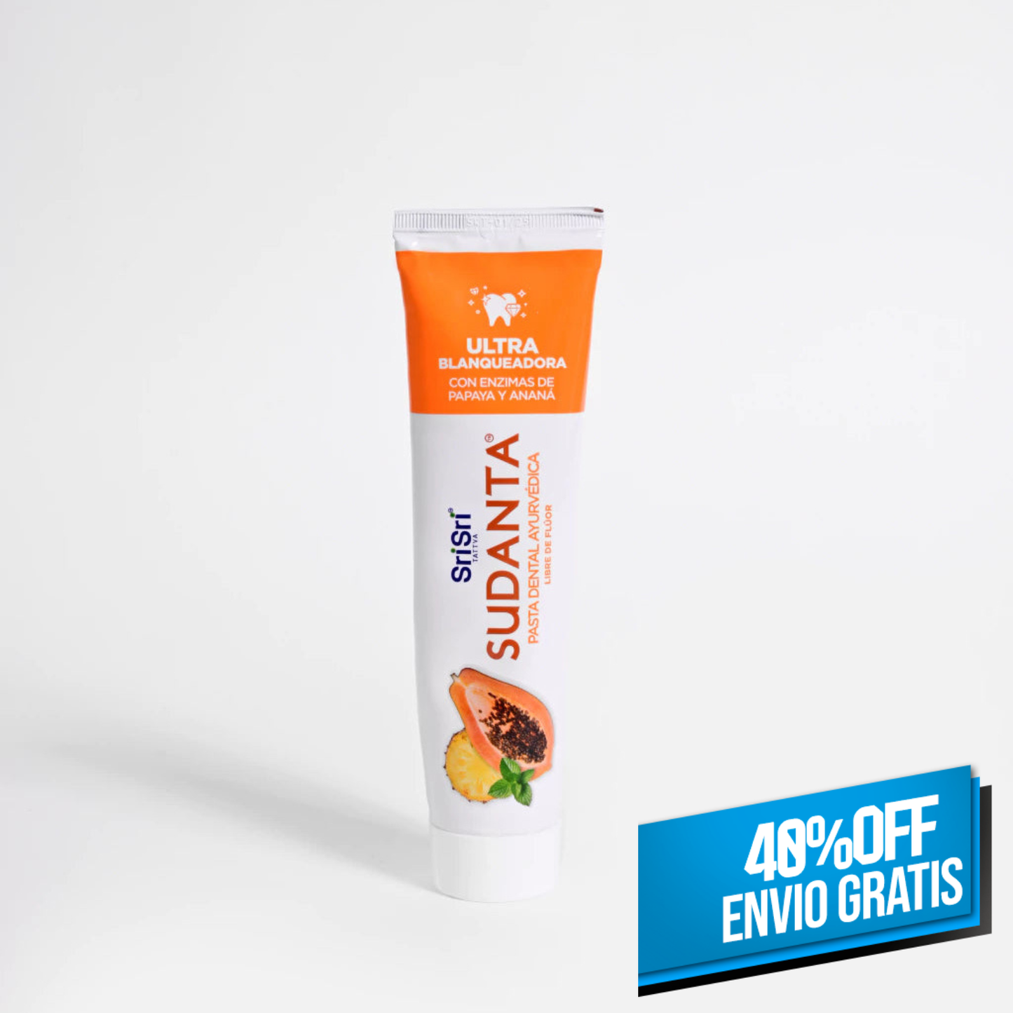 Pasta Dental Ultra Blanqueadora Papaya y Anana 100 gr