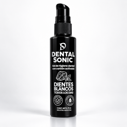 Pasta dental en gel con carbón activado Dental Sonic 75gr