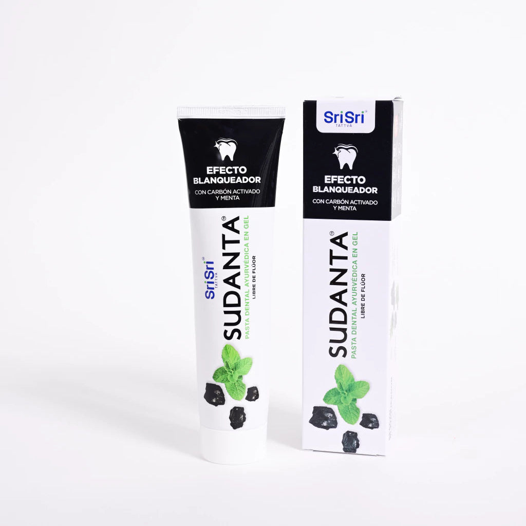 Pasta Dental Efecto Blanqueador Carbon y Menta en gel 100gr