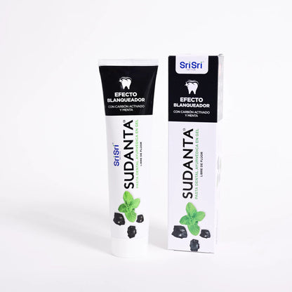 Pasta Dental Efecto Blanqueador Carbon y Menta en gel 100gr